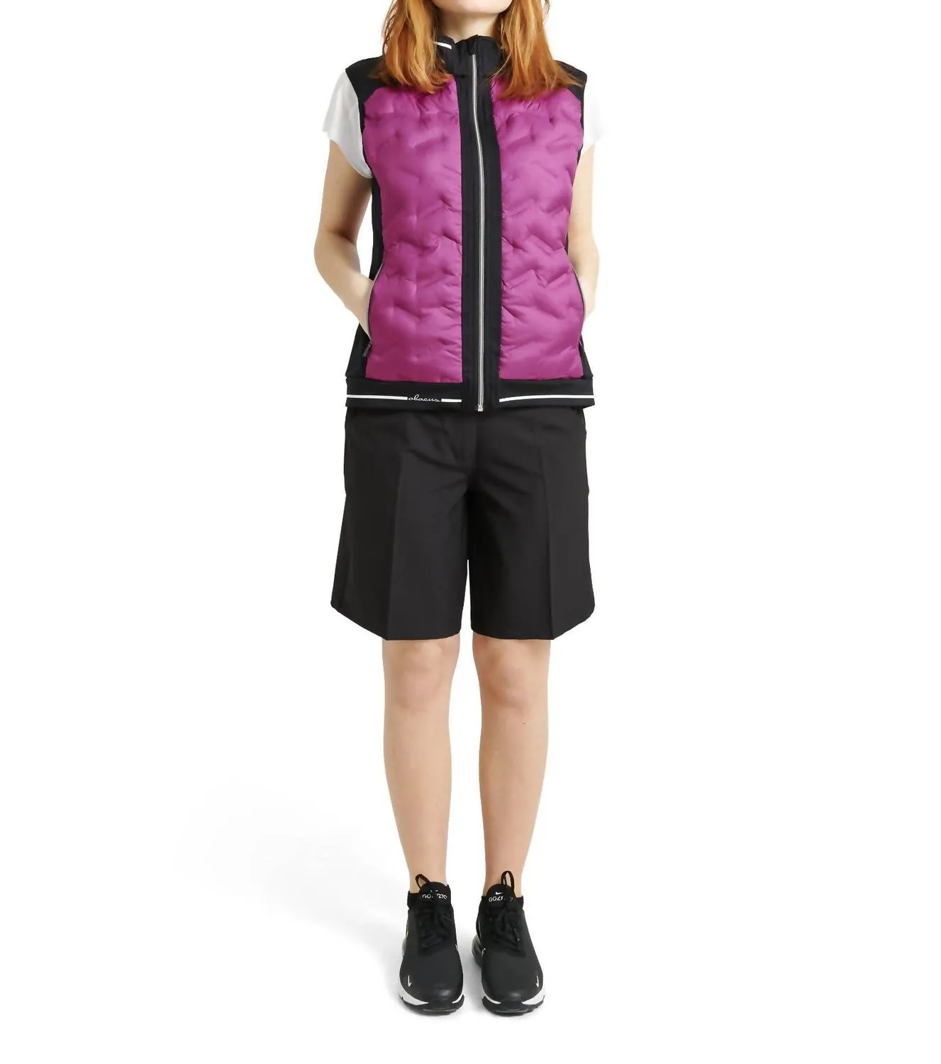 Women Grove Hybrid Weste In Violett