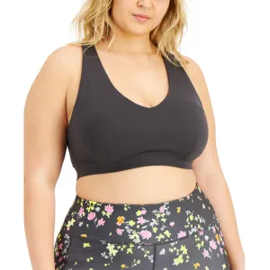Damen Sport-BH-Set, Dunkelgrau
