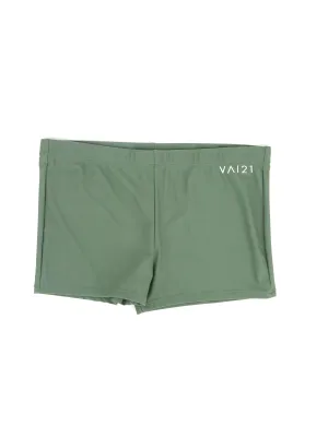 Damen Sportshorts mit Logo-Aufdruck, Hellgrün