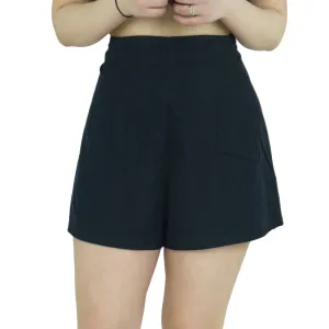 Damen Casual Kurzshorts, Einfarbig, Schwarz