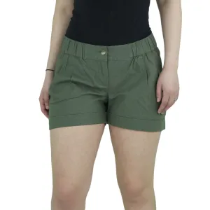 Damen Freizeit-Shorts, Oliv
