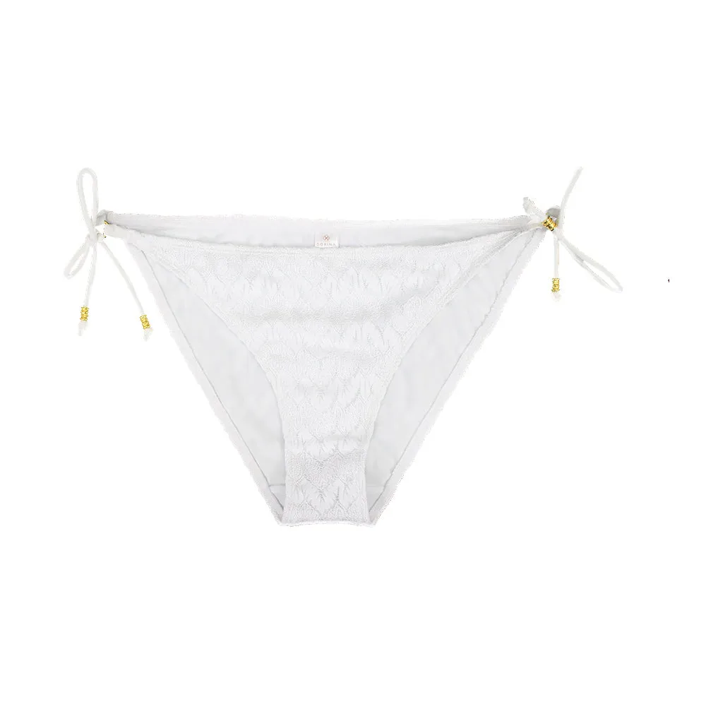 Damen-Häkel-Bikini-Unterteil, Weiß