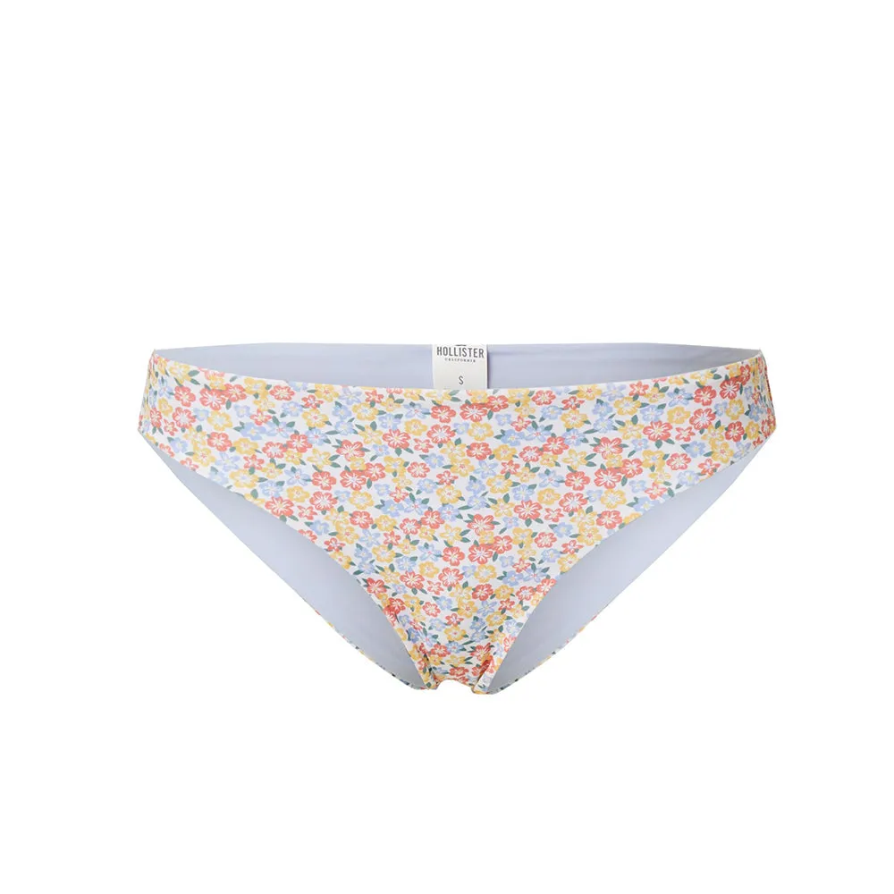 Damen-Bikiniunterteil mit Blumenmuster, zum Anziehen, mehrfarbig