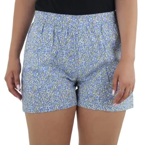 Damen Blumenmuster Regular Short, Mehrfarbig