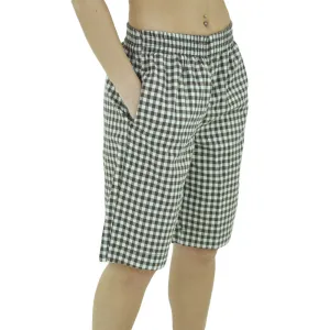Damen-Karierte Short, Braun