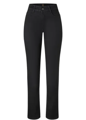 Damen Skinny Jeans, schwarz