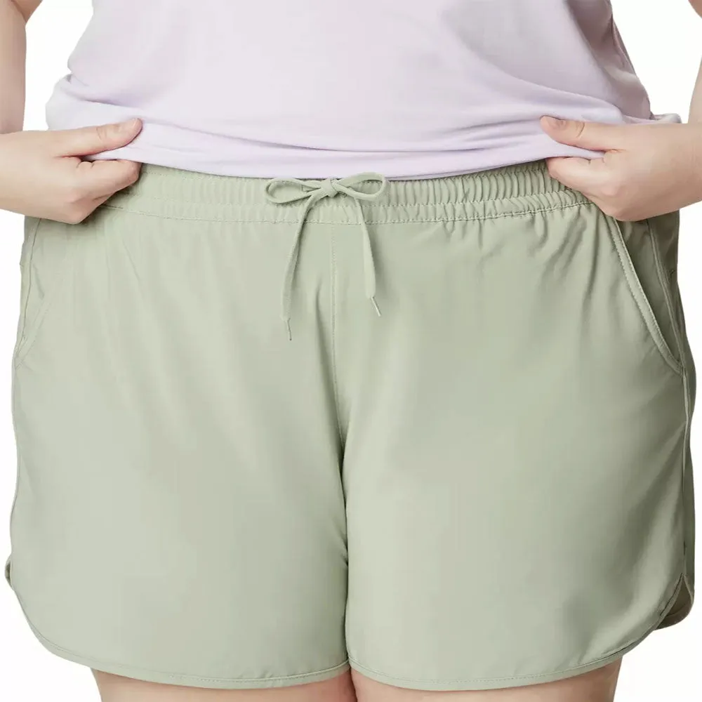 Damen Sport Shorts, Einfarbig, Helloliv