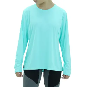 Einfaches Sportoberteil für Damen, Aqua