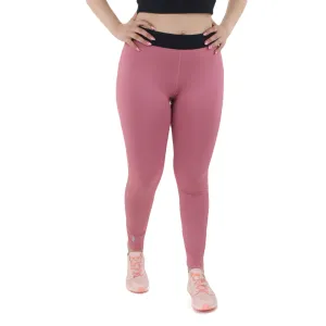 Einfache Trainingsleggings für Damen, Rosa