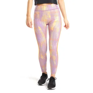 Damen-Print-Legging mit Taschen, Mehrfarbig