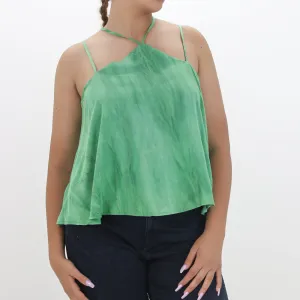 Damens Shadow Casual Top, Grün
