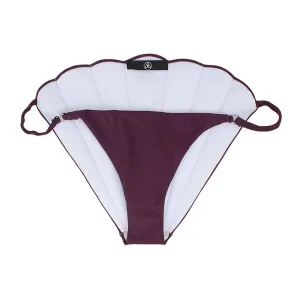 Damen-Shell-Bikini-Unterteil, Dunkelviolett