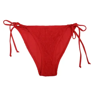 Damen-Smock-Bikini-Unterteil, Rot