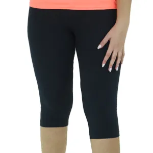 Damen Sport Shorts Dehnbar Einfarbig, Schwarz