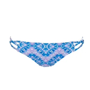 Frauen Stunner Hipster-Bikiniunterteil mit Träger, Blau