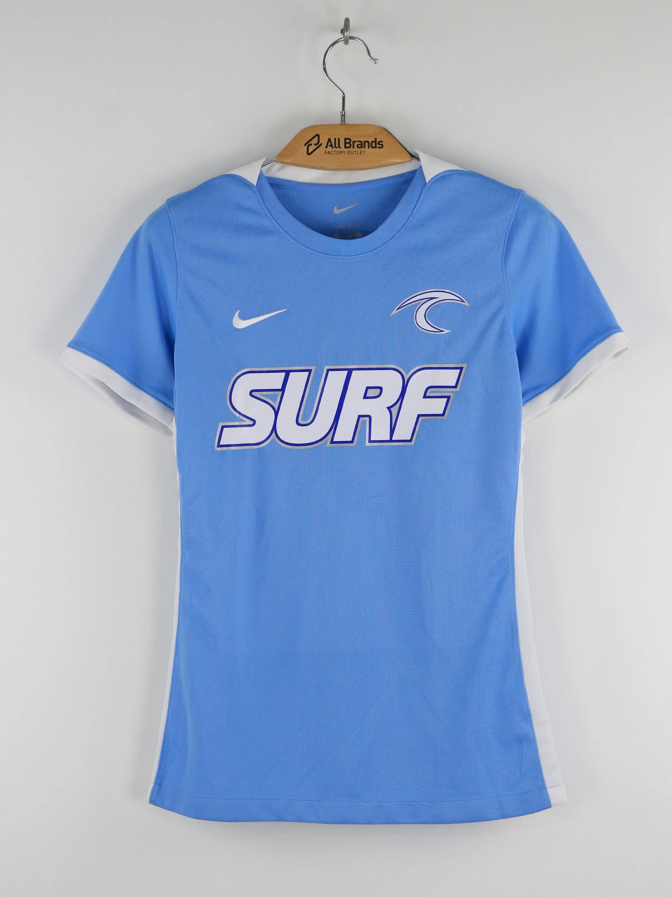 Damen Surf-Print Sport Top, Hellblau