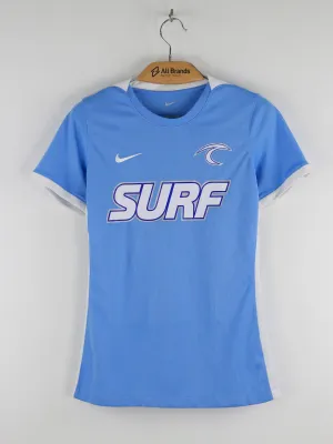 Damen Surf-Print Sport Top, Hellblau