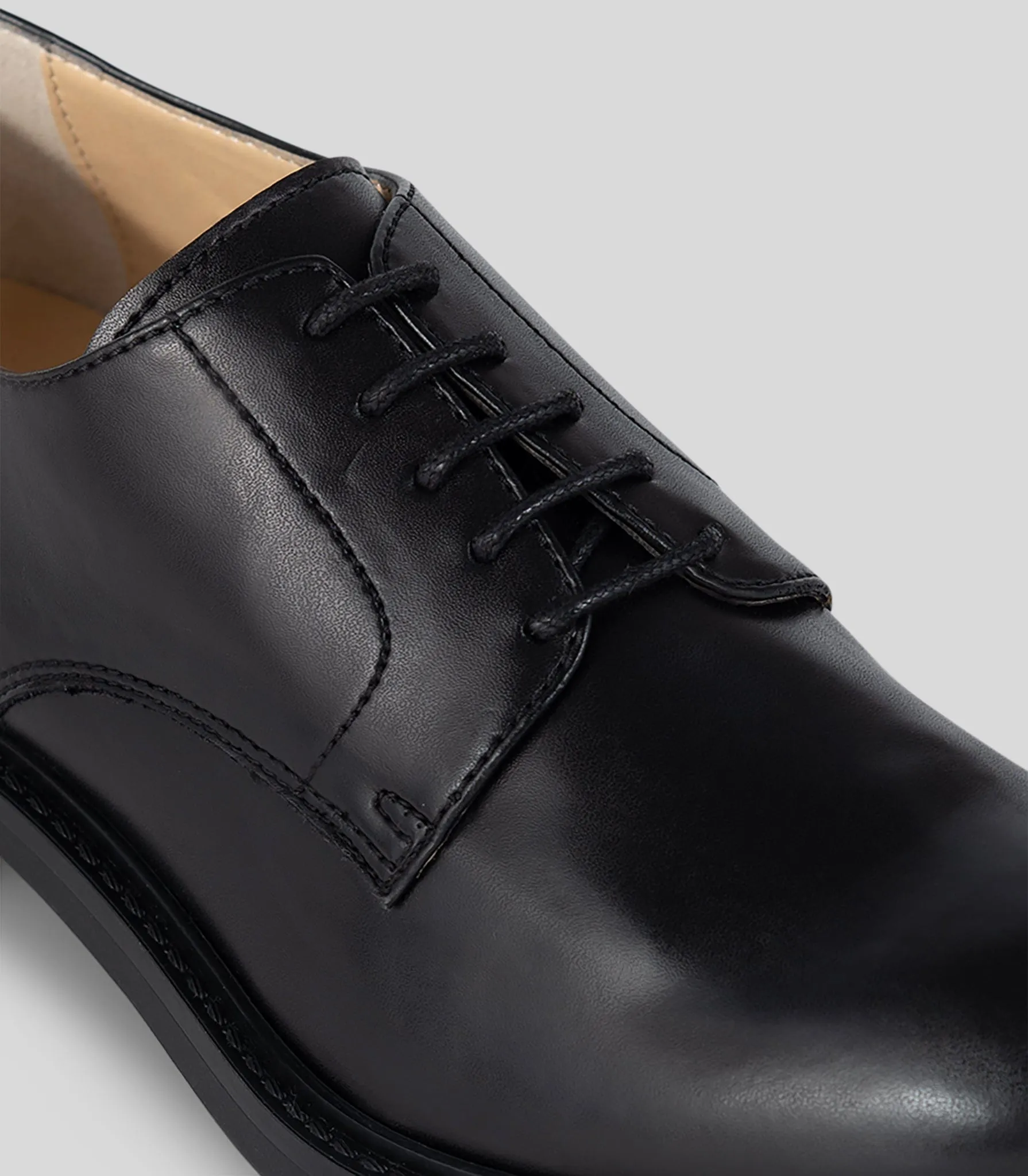 Damen-Vegan-Leder-Derby-Schuhe | Mehrere Farben