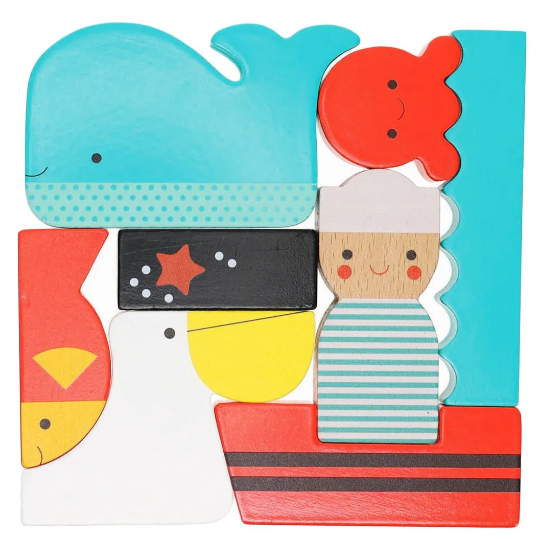 Holzpuzzle & Spiel - Am Meer