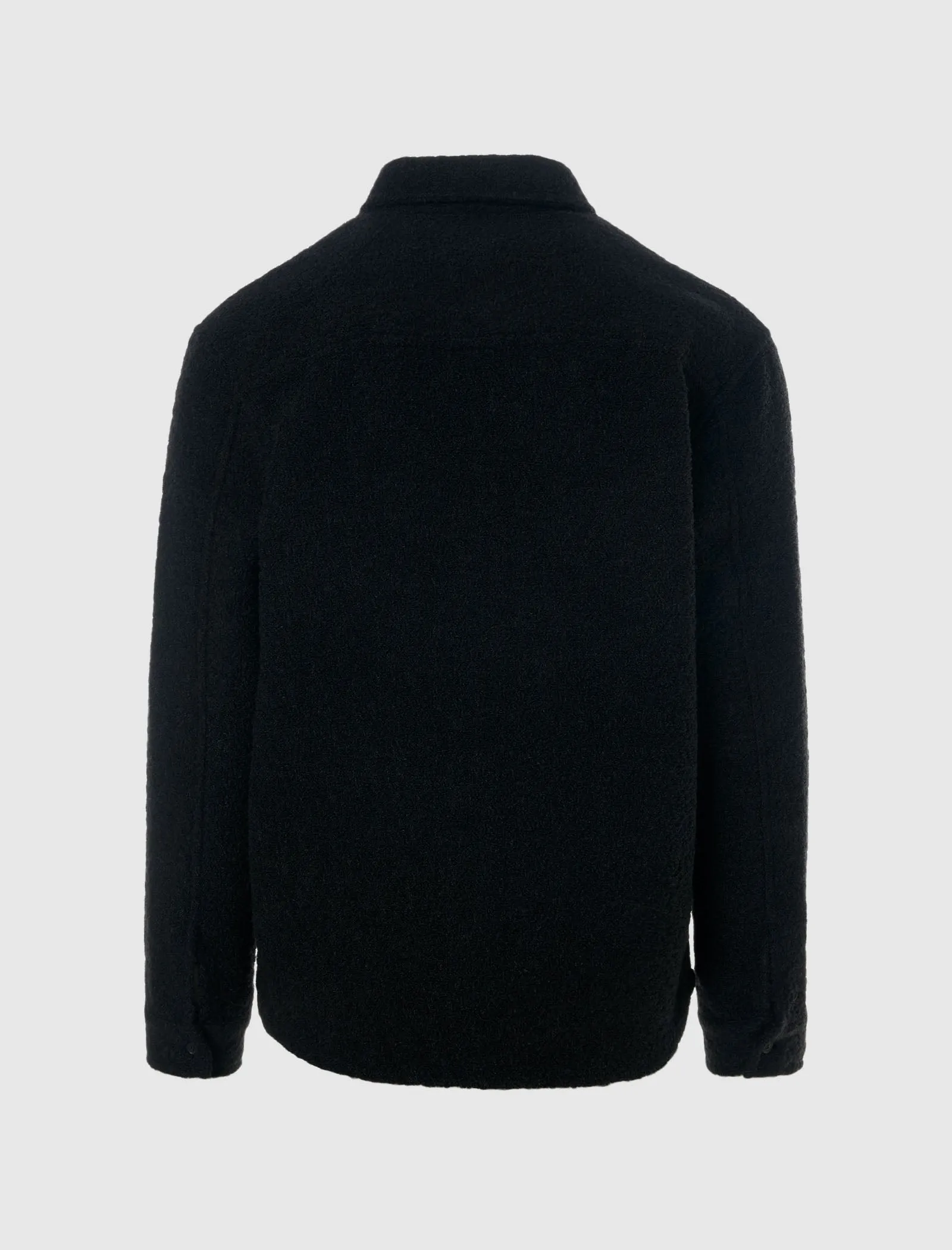 YSL Langarm-Woll-Überhemd