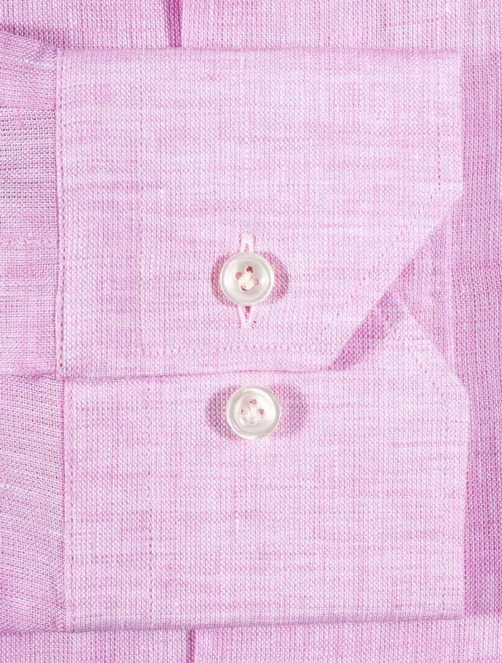 Yukon Leinen Slim Fit Hemd Pink