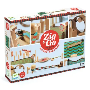 Zig & Go 48-teiliges Action- und Reaktions-Bauset